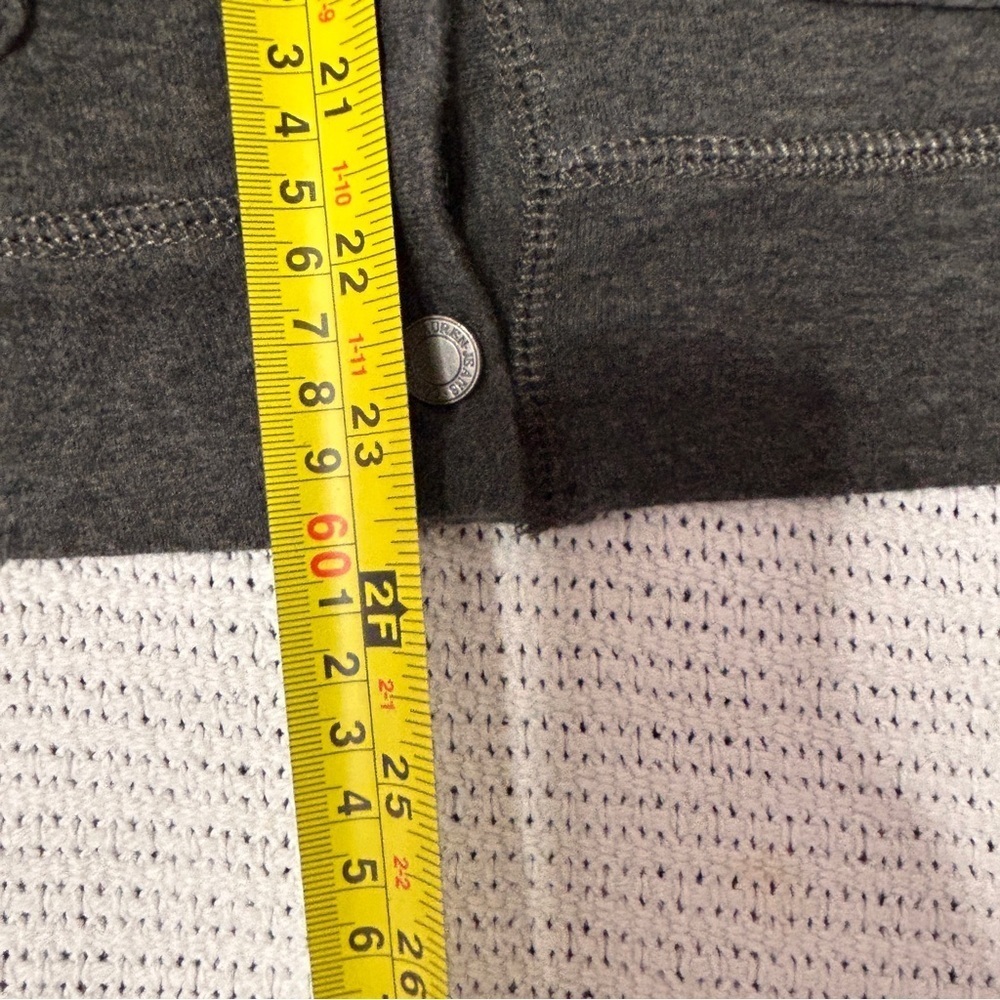 Ralph Lauren Women’s XS Charcoal Grey Cotton Cardigan Sweater Snap Button Preppy - Picture 7 of 8
